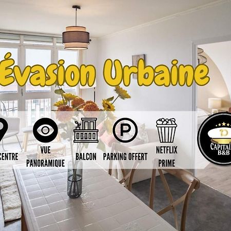 트루아 Evasion Urbaine - Vue Panoramique - Proche Gare 아파트 외부 사진