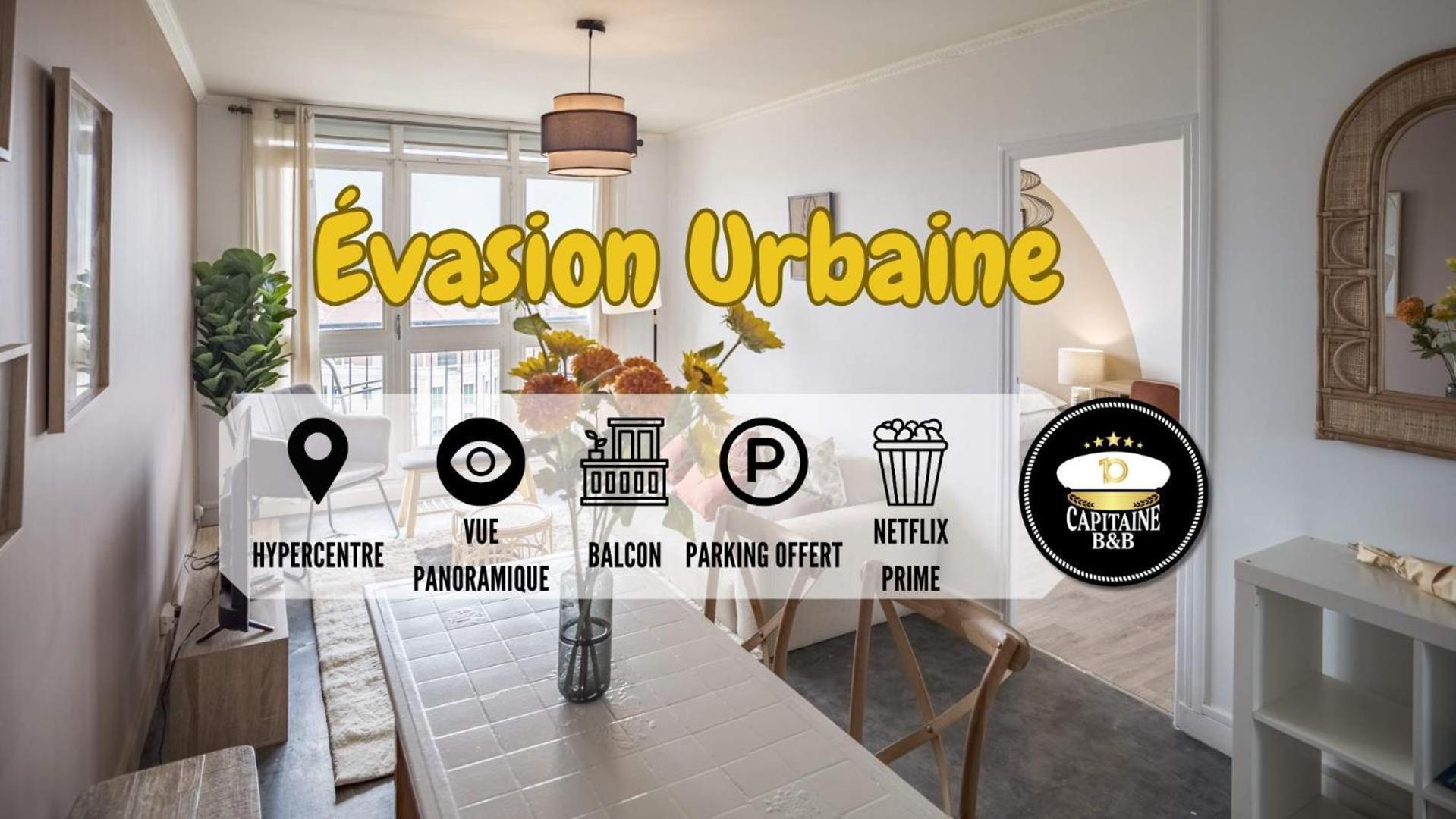 트루아 Evasion Urbaine - Vue Panoramique - Proche Gare 아파트 외부 사진